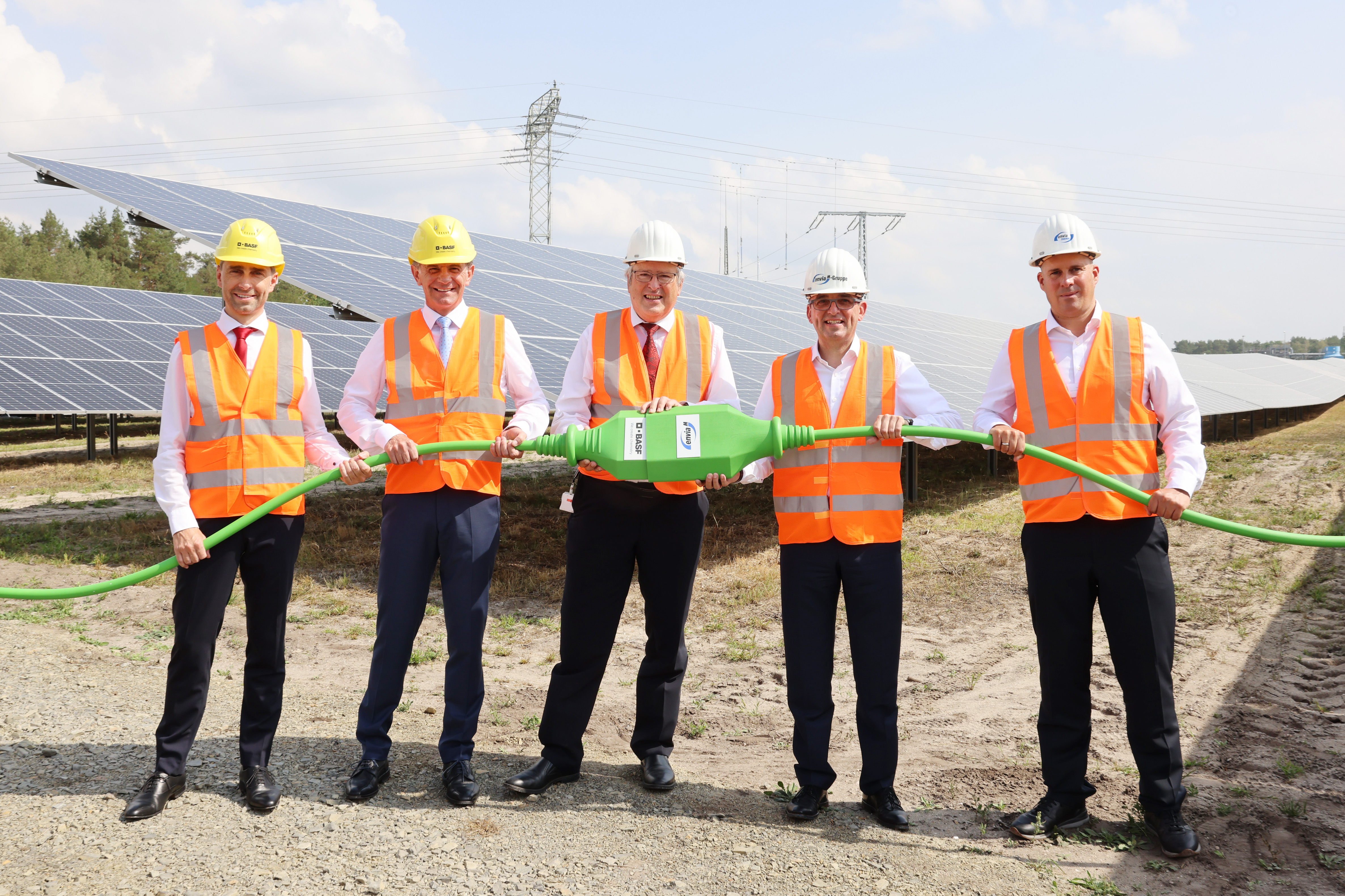 BASF EnviaM SOlarpark Schwarzheide