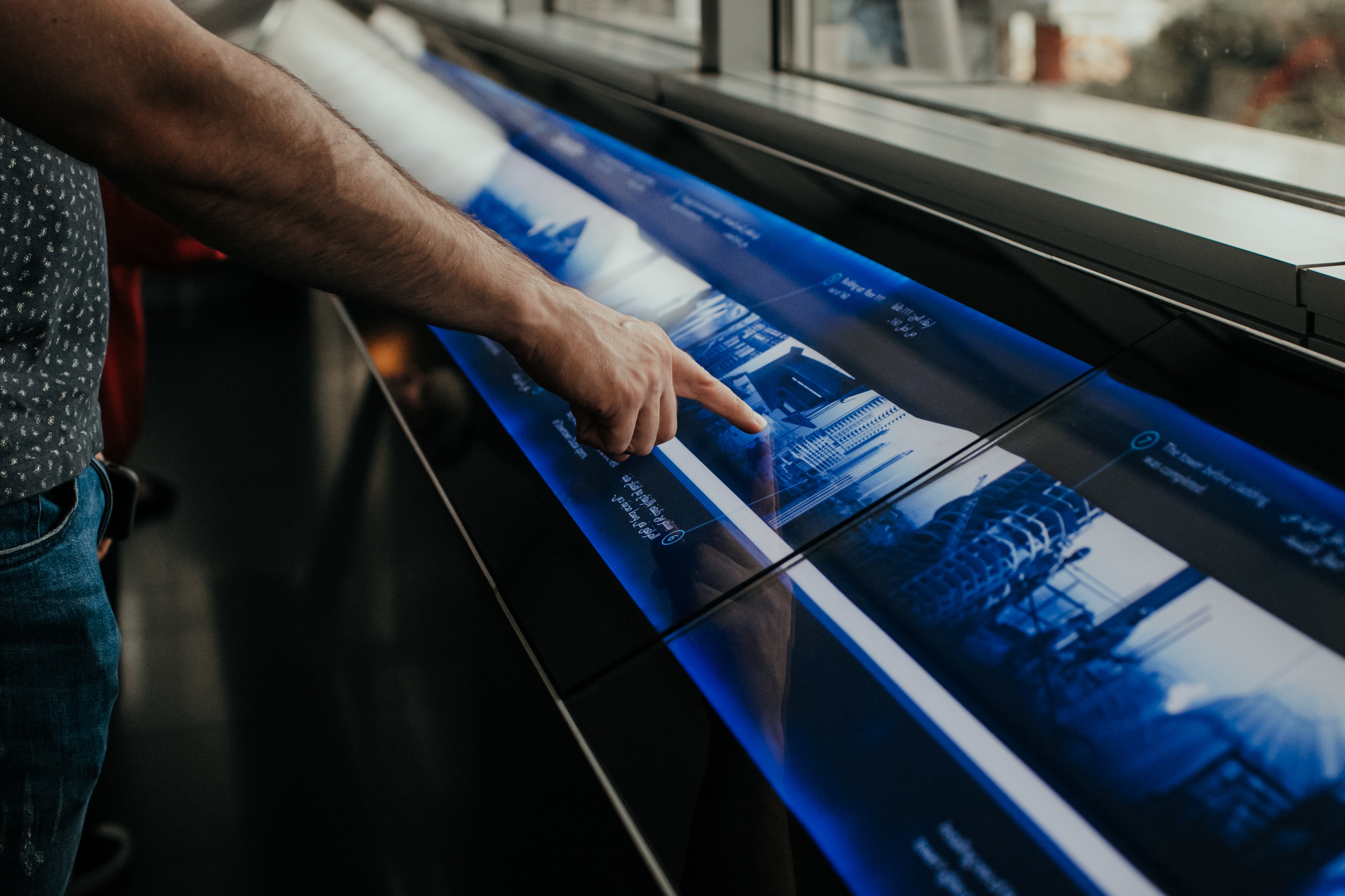 Touchscreen Baustelle