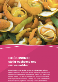 Flyer Bioökonomie