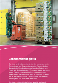 Flyer Lebensmittellogistik