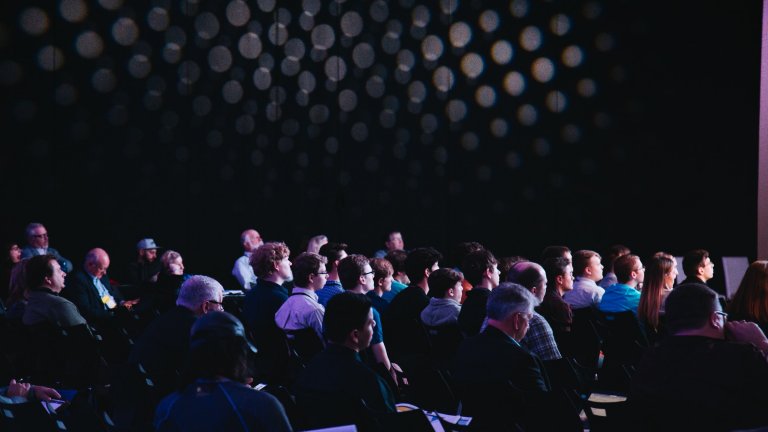 Audience at a business event