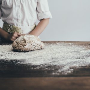 Brotbacken in der Bäckerei