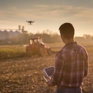 Farmer Drohne